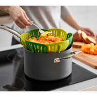 Bloom Folding Steamer Basket – Green5 Bloom Folding Steamer Basket – Green5